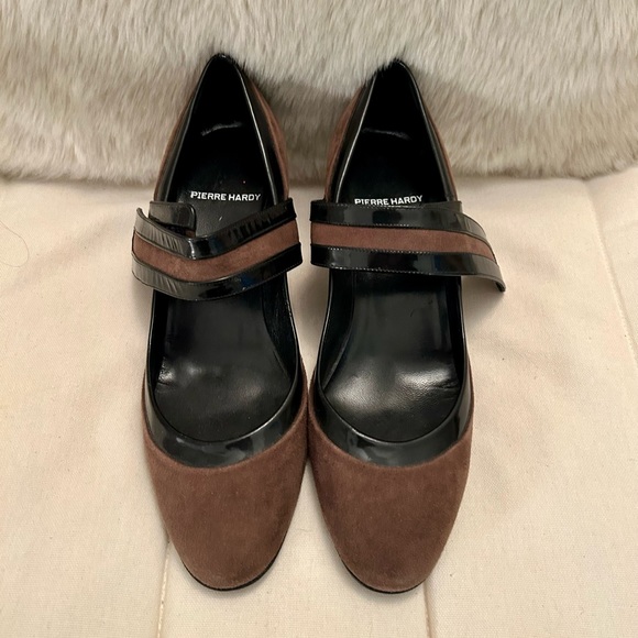Pierre Hardy Brown Suede Heel - Picture 3 of 3